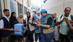 More than 160,000 children vaccinated against polio in southern Gaza: UN