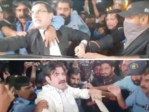 PTI leaders arrested for violating public gathering law