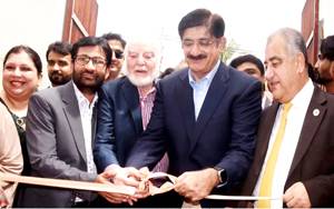 CM Murad opens Pakistan’s first café ‘Khudee’ staffed by differently-abled persons