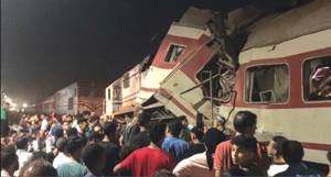 Two dead as trains collide in Egypt