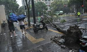 Shanghai hit by second typhoon days after historic storm