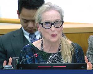 Top Hollywood star Meryl Streep speaks up for Afghan women & girls at UN