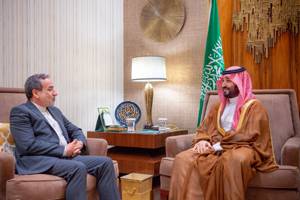 Saudi Crown Prince meets with Iranian foreign minister in Riyadh