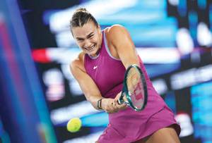 Sabalenka surges into Wuhan Open final as double faults derail Gauff