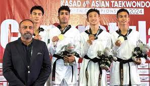 Shahzeb grabs gold at Asia Open Khyurogi Taekwondo Championship