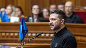 Zelensky presents ‘victory plan’ to Ukrainian parliament