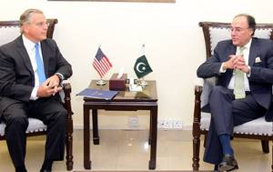 Finance minister briefs US ambassador on taxation, energy reforms