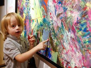 Three-year-old German ‘mini-Picasso’ makes splash in art world