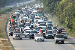 Amid police clashes, crackdown, KP CM-led main PTI rally on way to Islamabad