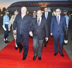 Belarus President arrives in Islamabad for landmark visit