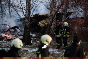 DHL cargo plane crashes in Lithuania, killing one