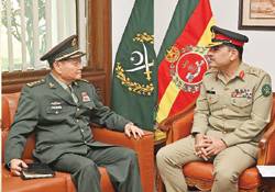 Army chief lauds China’s support for Pakistan on all issues