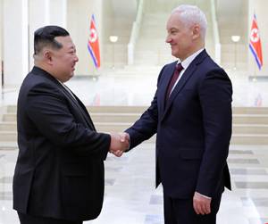 North Korea’s Kim, Russian minister agree to boost military ties