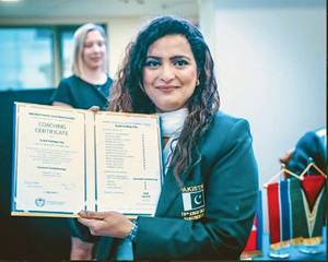 Sadaf Siddiqui shines in IOC Coaching Course Graduation