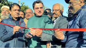 Minister inaugurates underground water tank in Karim Park