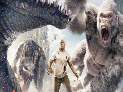 Rampage takes over box office lead