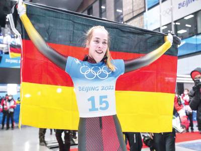 Another German sliding gold, as Neise wins Olympic skeleto