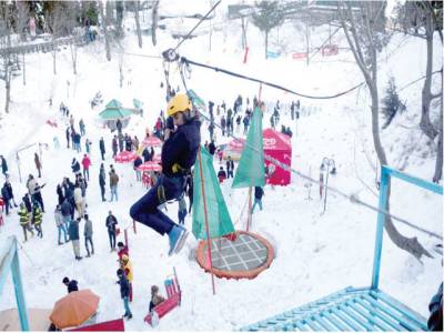 Three-day snow festival begins at Nathiagali